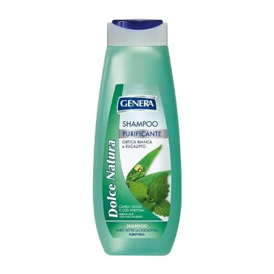 GENERA Shampoo Ortica Bianca ed Eucalipto 500 ml Shampoo per Capelli