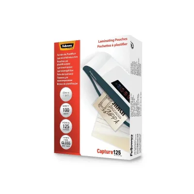 FELLOWES LEONARDI CF100POUCH 83X113 125MICRON 5307101