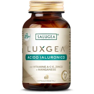 Luxgea acido ialuronico salugea 60 capsule vegetali senza glutine senza lattosio