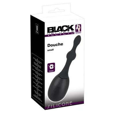 Black Velvets Douche Small Doccia Intima Silicone 200 ml Nero 23,5 cm