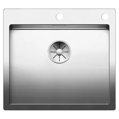 Blanco | Lavello una vasca CLARON 500-IF/A 1515643 in acciaio inox da 56x51 cm - Sopratop/Filotop