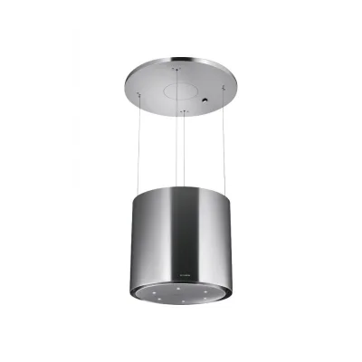 Faber Cappa a isola sospesa ZOOM PLUS 345.0492.568 finitura acciaio inox da Ø40 cm