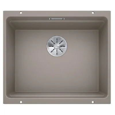Blanco Lavello una vasca ETAGON 500-U 1522234 finitura tartufo da 53x46 cm - Sottotop