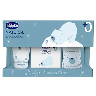 Chicco Natural Sens. Set Bagno Pasta Prof.3pz