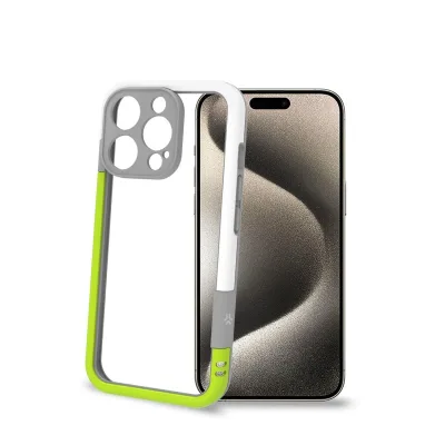 CELLY BUMPER IPHONE 16 PRO WHITE/YELLOW BUMPER1079WHYL