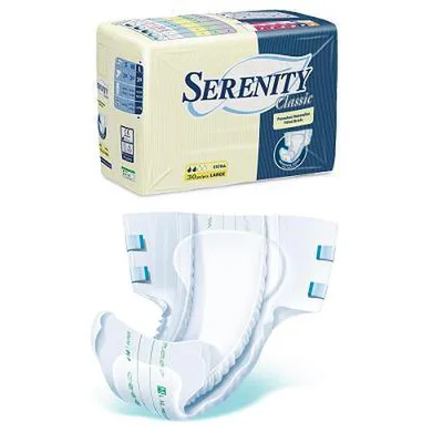 Serenity Classic Pannolone Mutanda Super Taglia L 30 Pezzi