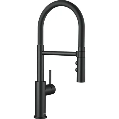 Blanco Miscelatore monocomando con doccetta CATRIS-S Flexo 1525793 finitura nero opaco