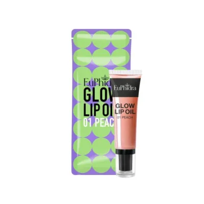 EUPHIDRA GLOW LIP OIL 01 PEACH