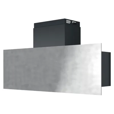 Barazza Cappa a parete UNIQUE 1KUNP121 finitura inox vintage e nero da 120 cm - IN PROMOZIONE FINO AL 6/07