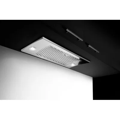 Airone Cappa da incasso Gruppo Incasso finitura acciaio AISI 430 da 90 cm