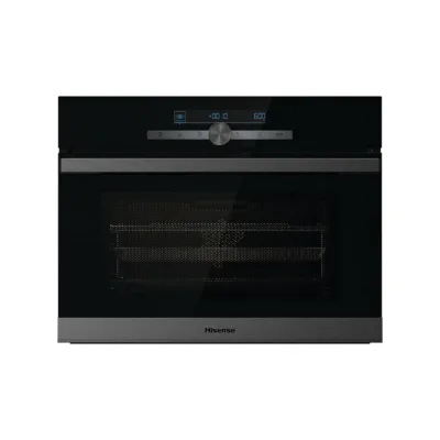 Hisense: Forno compatto combinato microonde da incasso HCM4547BG finitura nero da 60 cm