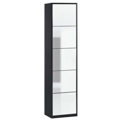 Maconi Scarpiera Family 860 in legno con specchio da 30 paia serie Shoe Holder collection - profondita' 35 cm