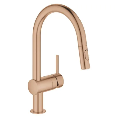Grohe Miscelatore monocomando Minta 32321DL2 finitura oro rosa spazzolato