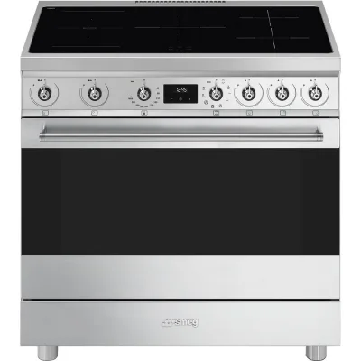Smeg Cucina C9IMX2 con forno termoventilato e piano cottura induzione finitura acciaio inox da 90x60 cm - IN PROMOZIONE FINO AL 30/06