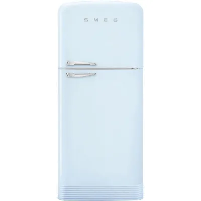 Smeg Frigorifero doppia porta con cerniere a destra a libera installazione FAB50RPB5 finitura azzurro da 80 cm