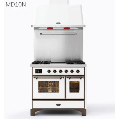 Ilve Cucina MD10N Majestic MD10FDNE3 doppio forno e piano cottura 6 fuochi con fry top da 100 cm - IN PROMOZIONE FINO AL 6/07