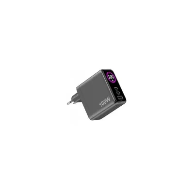 CELLY 2USBC/USBA WALL CHARGR 100W DISPLAY TCSCREEN2C1A100
