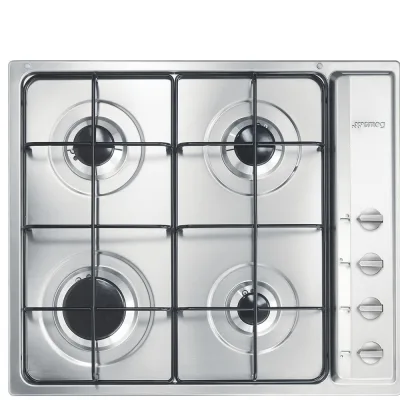Smeg Piano cottura a gas S64S finitura inox da 60cm - IN PROMOZIONE FINO AL 30/06