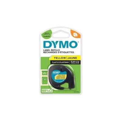 NASTRO ORIGINALE DYMO LETRATAG S0721620 D1 91202 Larghezza 12 mm x 4 metri