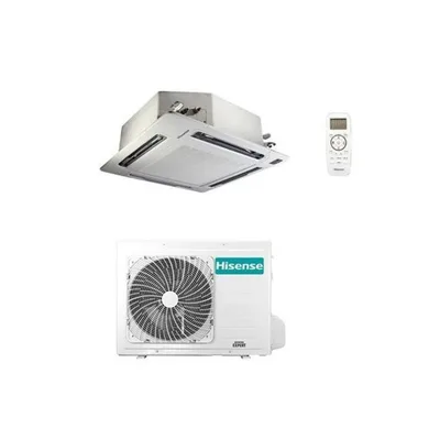 Climatizzatore Condizionatore Hisense Inverter A Cassetta Inverter ACT71UR4RJC8 Da 24000 Btu Con Gas R32 WI-FI Optional Pannello e Telecomando Incluso