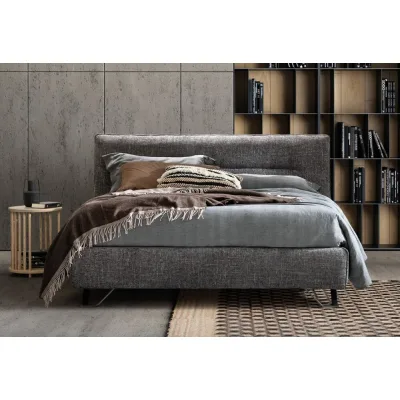 Samoa Letto singolo CUT COMPATTO imbottito con o senza contenitore da 122x210/220 cm