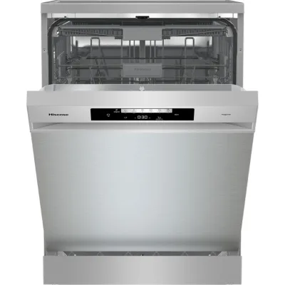 Hisense: Lavastoviglie a libera installazione HS643C90X finitura argento da 60 cm