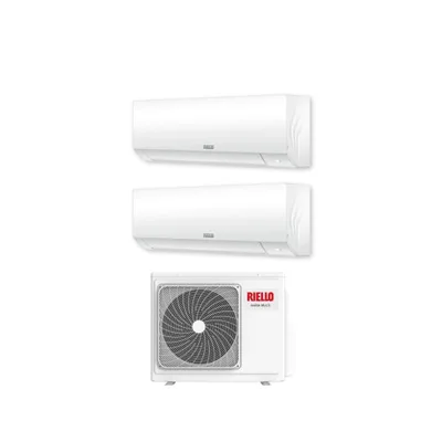 Climatizzatore Condizionatore RIELLO Dual Split 9+9 Serie AARIA PLUS Inverter Con 250 PI R-32 CON AARIA MULTI WI-FI OPTIONAL 9000+9000 A++/A+