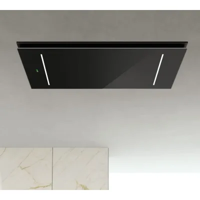 Airforce Cappa a soffitto aspirante F207 FL EASY UP BL/A/100 CCF207100003 finitura nero da 100 cm
