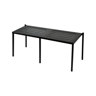 RD Italia Panca smontata DORIO con struttura e seduta in acciaio da 150x40 cm