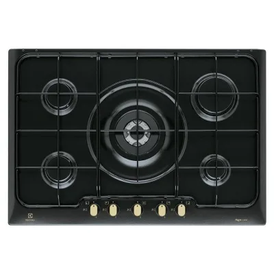 Electrolux | Piano cottura a gas Soft PN750RUV finitura nero da 75 cm