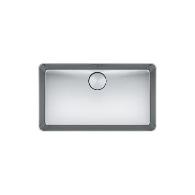Franke Lavello una vasca Mythos Incasso Semifilo/Filotop MYX 210-70 127.0618.827 finitura inox satinato da 71,2x41,2 cm