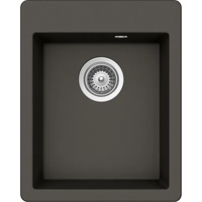 Schock Lavello una vasca NEMO N100XS NEMN100XS43 finitura asphalt da 40.6x50.8 cm