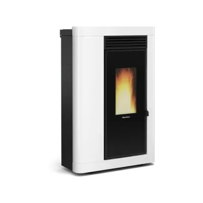 Extraflame Stufa a pellet canalizzata slim ANNABELLA PLUS 5.0 1290400 finitura bianco