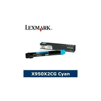 Toner ORIGINALE LEXMARK X950 X950X2CG CIANO 24K