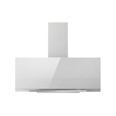 Elica Cappa a parete APLOMB WH/A/90 PRF0166941 finitura vetro bianco da 90 cm