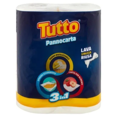 Tutto Pannocarta 3 in1, 2 Pezzi