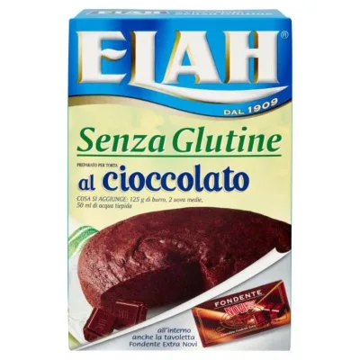 ELAH Preparato per torta al cioccolato senza glutine 282 gr