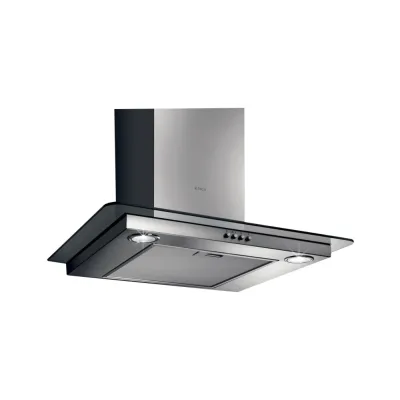 Elica Cappa a parete FLAT GLASS IX/A/60 68516391A finitura acciaio inox e vetro da 60 cm