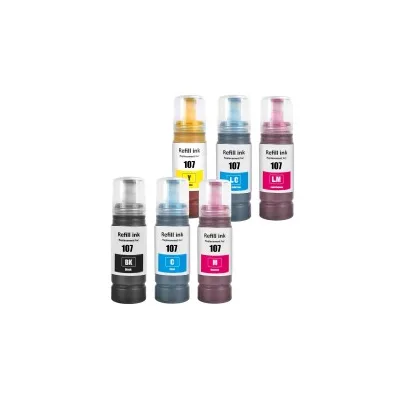 INCHIOSTRO COMPATIBILE EPSON 107 107BK NERO C13T09B140 EcoTank ET-18100