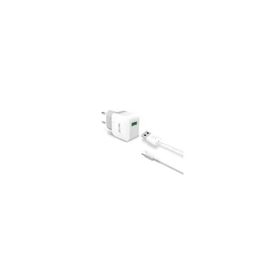 CELLY USB-A WALL CHARGER 12W+USB-C CABLE TCUSBTYPEC