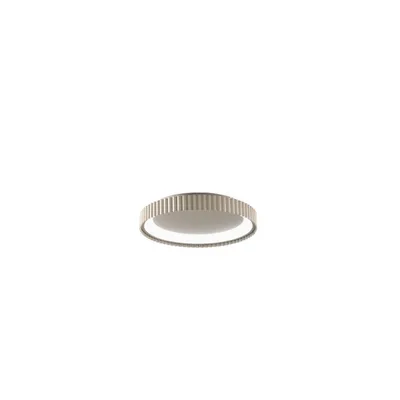Plafoniera Led Oro in metallo 30W, CCT, 39x6.5cm