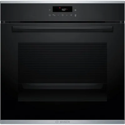 PRONTA CONSEGNA - Bosch Forno pirolitico da incasso HBA272BB3 finitura vetro nero da 60 cm - Serie 4