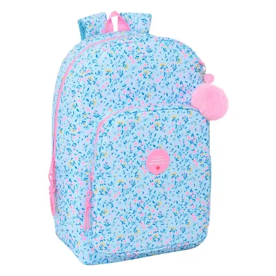 Zaino Scuola Vicky Martín Berrocal Paraíso Azzurro Rosa 30 x 46 x 14 cm
