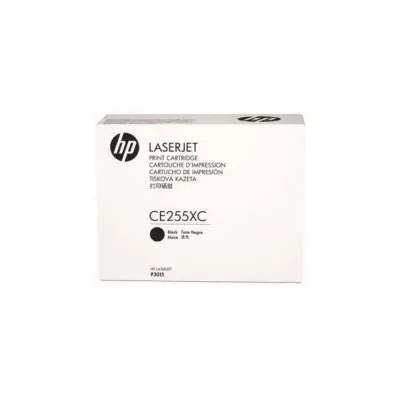TONER ORIGINALE HP Laserjet P3010 NERO 12k CE255X 55X CE255XC