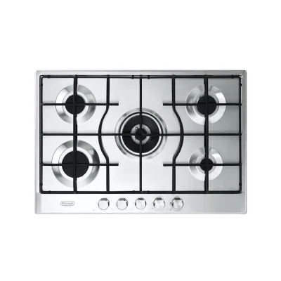 De Longhi Piano cottura a gas SLF 575 LX in acciaio inox da 75 cm