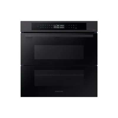 Samsung: Forno multifunzione Dual Cook con doppia porta NV7B4340UBB finitura inox nero da 60 cm