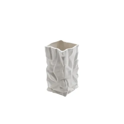 Adriani & Rossi Vaso Stropiccio in ceramica opaca