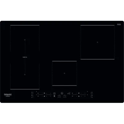 Hotpoint Piano cottura a induzione Active HB 0577B NE in vetroceramica nero da 77 cm