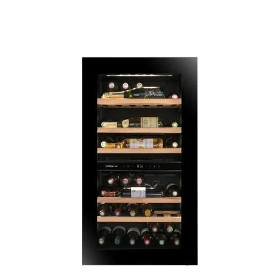 PRONTA CONSEGNA - Avintage Cantinetta vino a colonna da incasso AVI105PLATINUM finitura nero da 60 cm