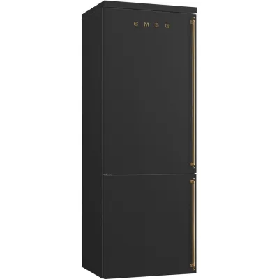 Smeg Frigorifero combinato a libera installazione con cerniera a sinistra FA8005LAO6 finitura antracite da 70 cm - IN PROMOZIONE FINO AL 30/06